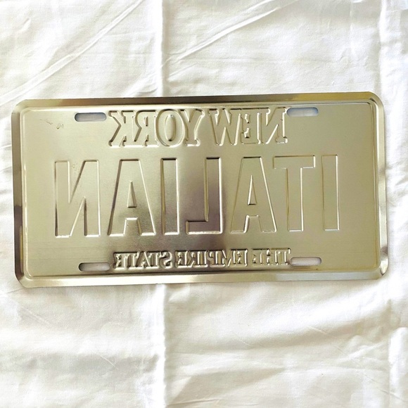 License plate Italian New York ! BRAND NEW - Picture 6 of 7